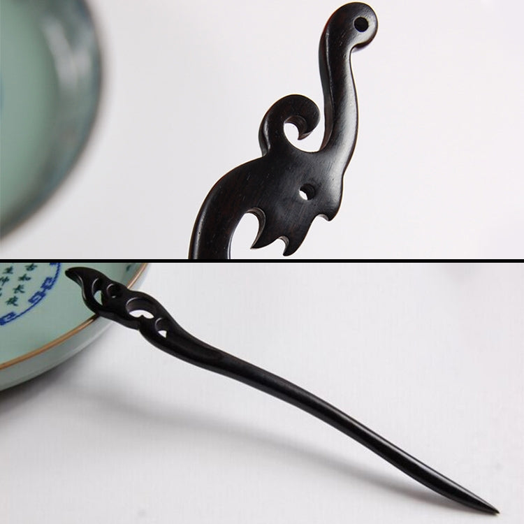 Classical Sandalwood Hairpin Hair Ornaments with Gift Box, Gift Box Random Color Delivery