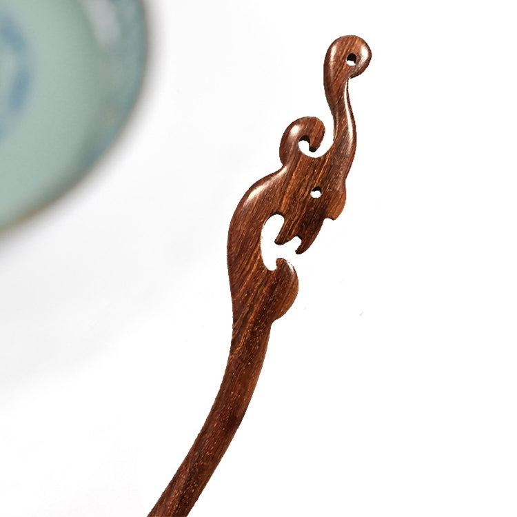Classical Sandalwood Hairpin Hair Ornaments with Gift Box, Gift Box Random Color Delivery