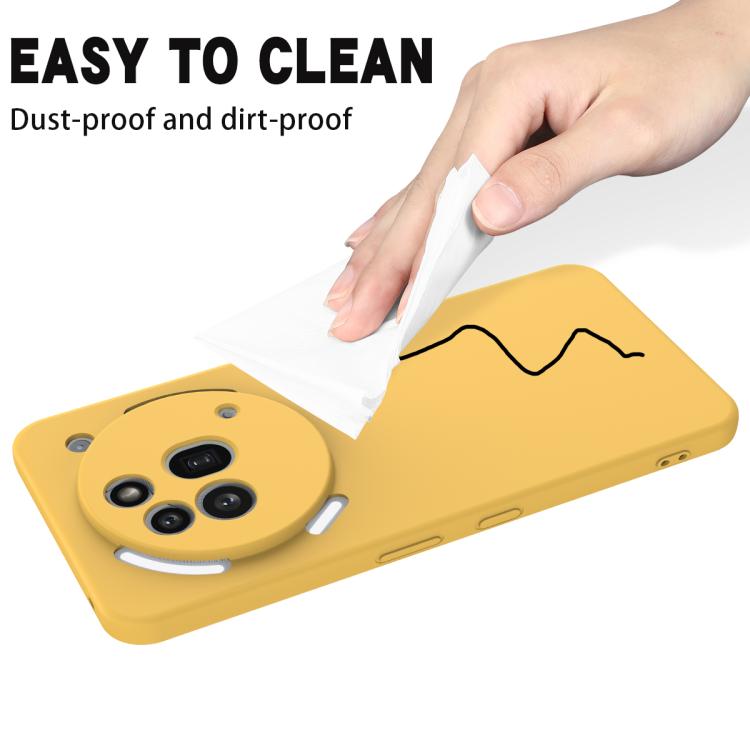For Nothing Phone 3a Pro Solid Color Liquid Silicone Dropproof Full Coverage Phone Case