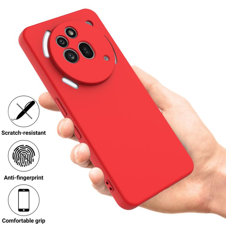 For Nothing Phone 3a Pro Solid Color Liquid Silicone Dropproof Full Coverage Phone Case