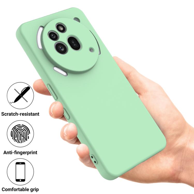 For Nothing Phone 3a Pro Solid Color Liquid Silicone Dropproof Full Coverage Phone Case