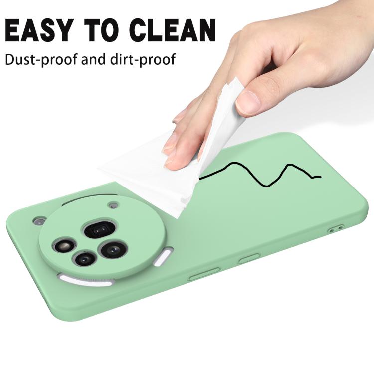 For Nothing Phone 3a Pro Solid Color Liquid Silicone Dropproof Full Coverage Phone Case