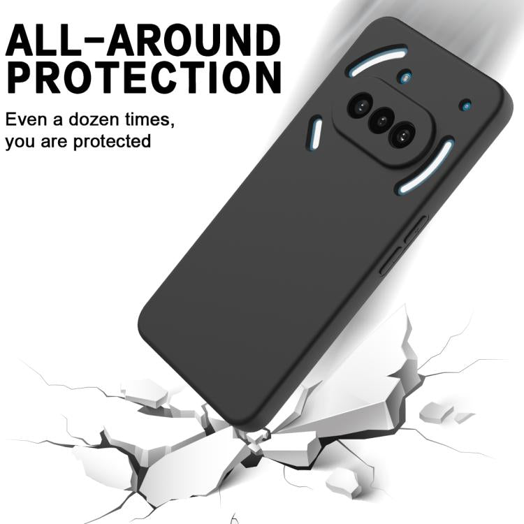For Nothing Phone 3a Solid Color Liquid Silicone Dropproof Full Coverage Phone Case