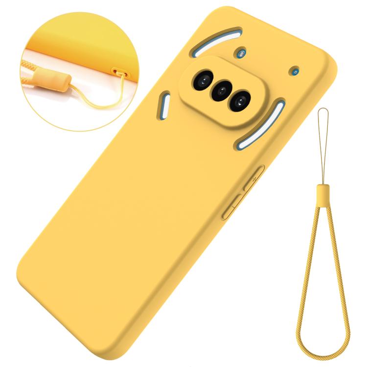 For Nothing Phone 3a Solid Color Liquid Silicone Dropproof Full Coverage Phone Case