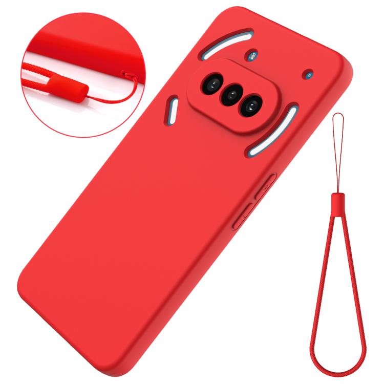For Nothing Phone 3a Solid Color Liquid Silicone Dropproof Full Coverage Phone Case