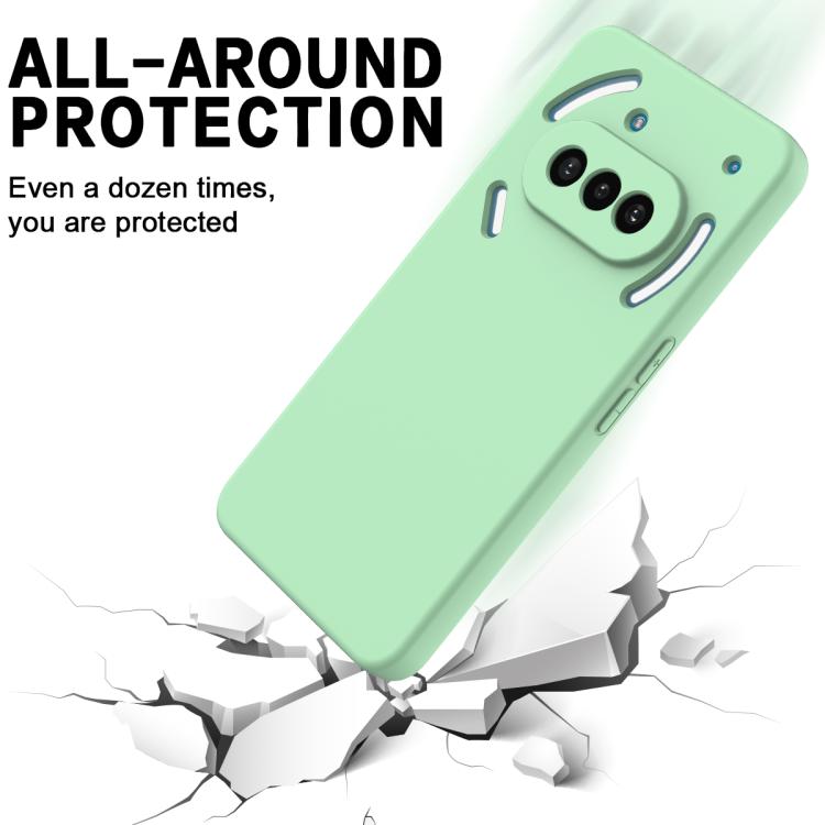 For Nothing Phone 3a Solid Color Liquid Silicone Dropproof Full Coverage Phone Case