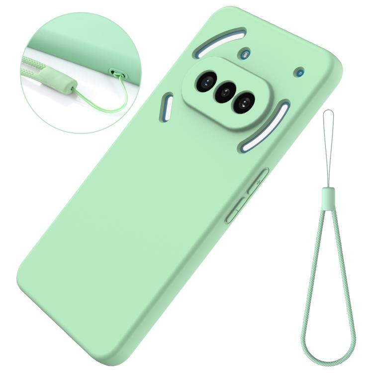 For Nothing Phone 3a Solid Color Liquid Silicone Dropproof Full Coverage Phone Case