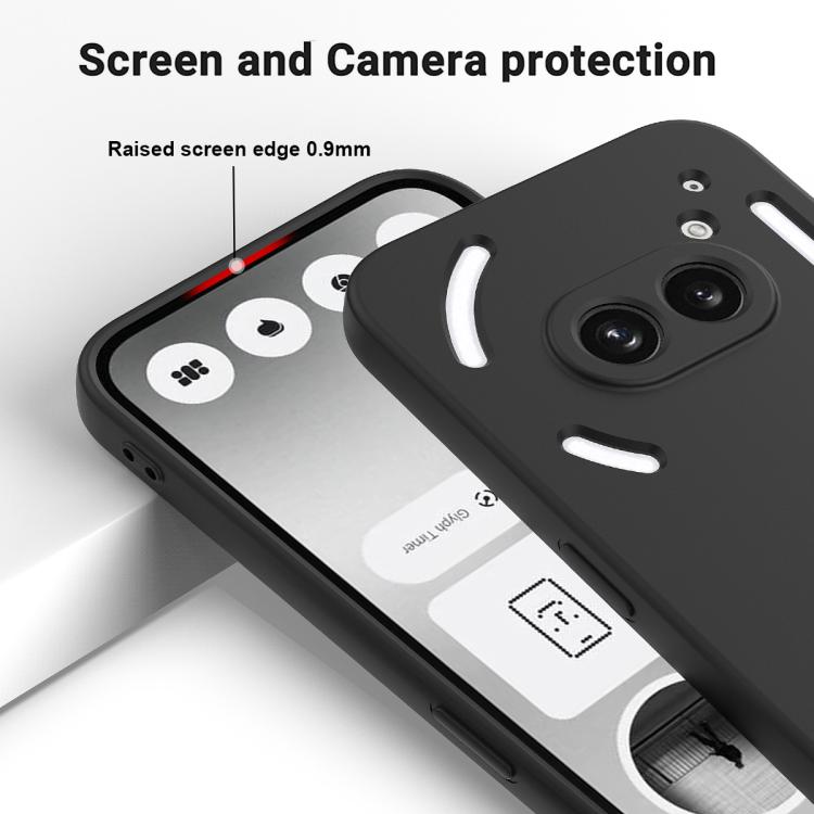 For Nothing Phone 2a Plus Solid Color Liquid Silicone Dropproof Full Coverage Phone Case