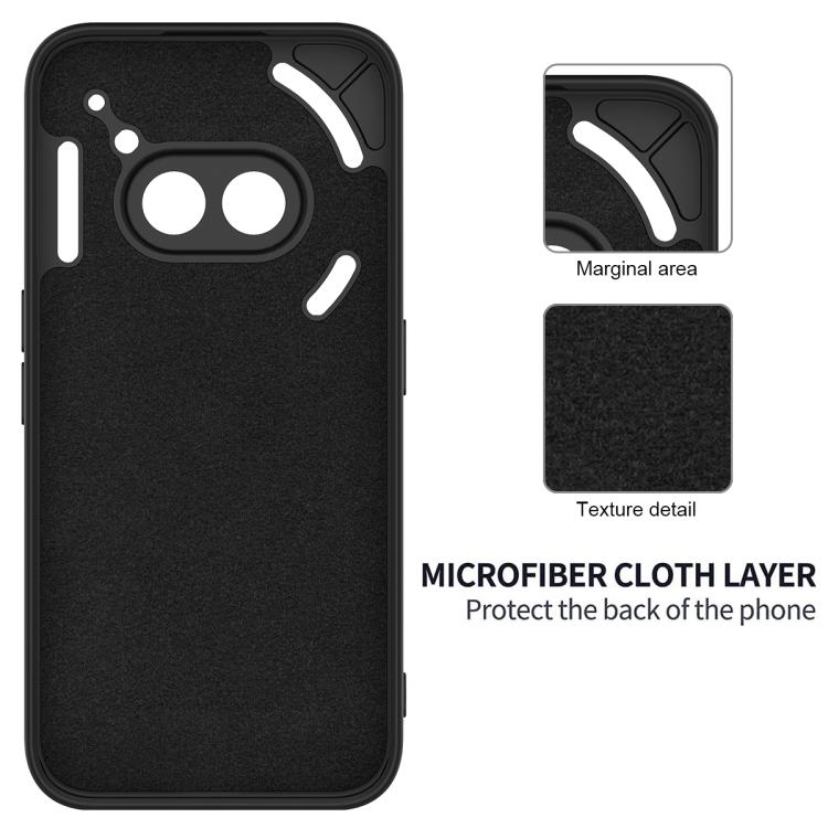For Nothing Phone 2a Plus Solid Color Liquid Silicone Dropproof Full Coverage Phone Case