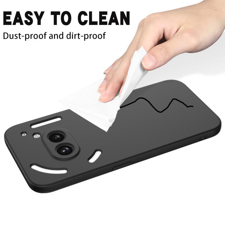 For Nothing Phone 2a Plus Solid Color Liquid Silicone Dropproof Full Coverage Phone Case