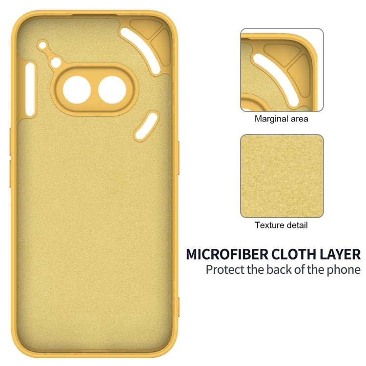For Nothing Phone 2a Plus Solid Color Liquid Silicone Dropproof Full Coverage Phone Case