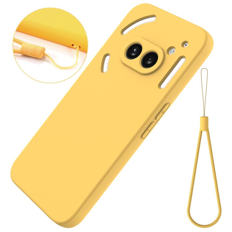 For Nothing Phone 2a Plus Solid Color Liquid Silicone Dropproof Full Coverage Phone Case