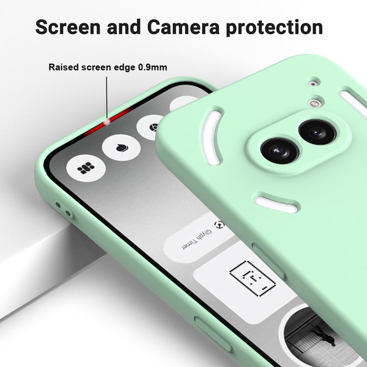 For Nothing Phone 2a Plus Solid Color Liquid Silicone Dropproof Full Coverage Phone Case