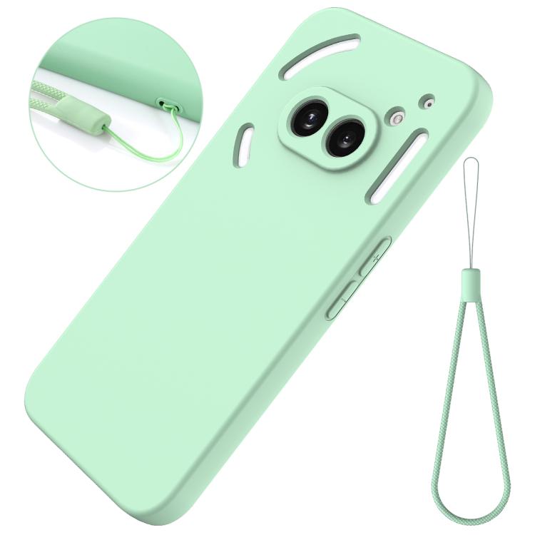For Nothing Phone 2a Plus Solid Color Liquid Silicone Dropproof Full Coverage Phone Case