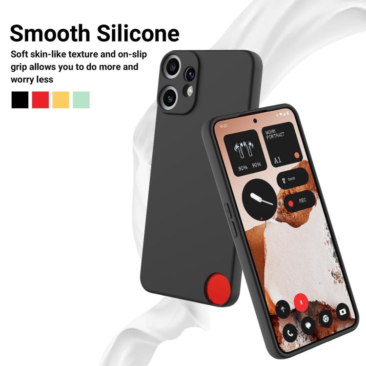 For Nothing CMF Phone 2 Pro Solid Color Liquid Silicone Dropproof Full Coverage Phone Case