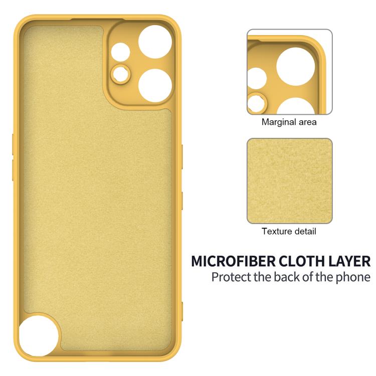 For Nothing CMF Phone 2 Pro Solid Color Liquid Silicone Dropproof Full Coverage Phone Case