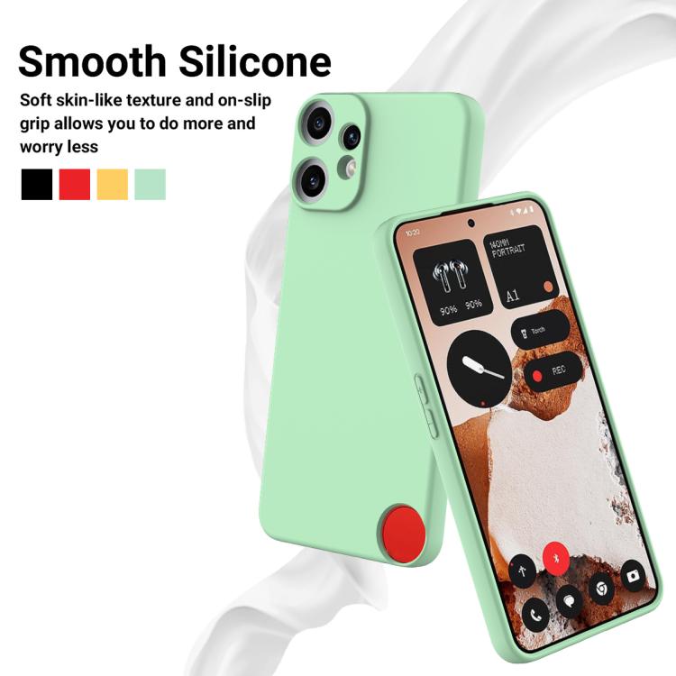 For Nothing CMF Phone 2 Pro Solid Color Liquid Silicone Dropproof Full Coverage Phone Case