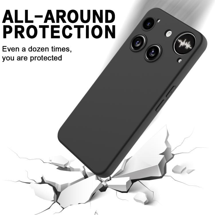 For Nothing Phone 3 Solid Color Liquid Silicone Dropproof Full Coverage Phone Case