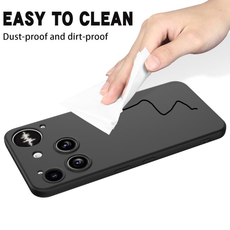 For Nothing Phone 3 Solid Color Liquid Silicone Dropproof Full Coverage Phone Case