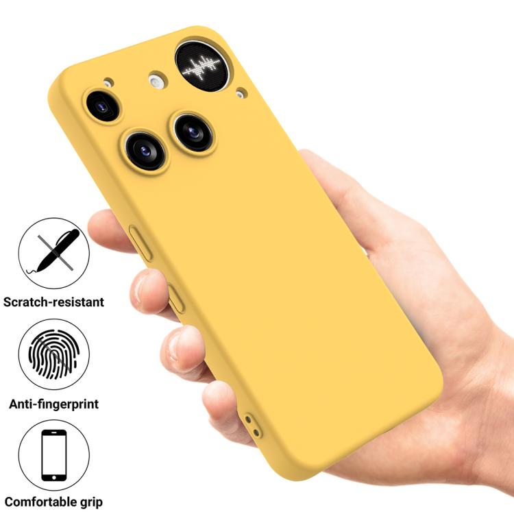 For Nothing Phone 3 Solid Color Liquid Silicone Dropproof Full Coverage Phone Case