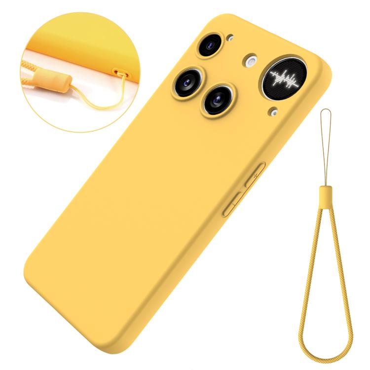 For Nothing Phone 3 Solid Color Liquid Silicone Dropproof Full Coverage Phone Case