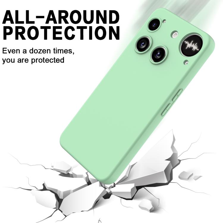 For Nothing Phone 3 Solid Color Liquid Silicone Dropproof Full Coverage Phone Case