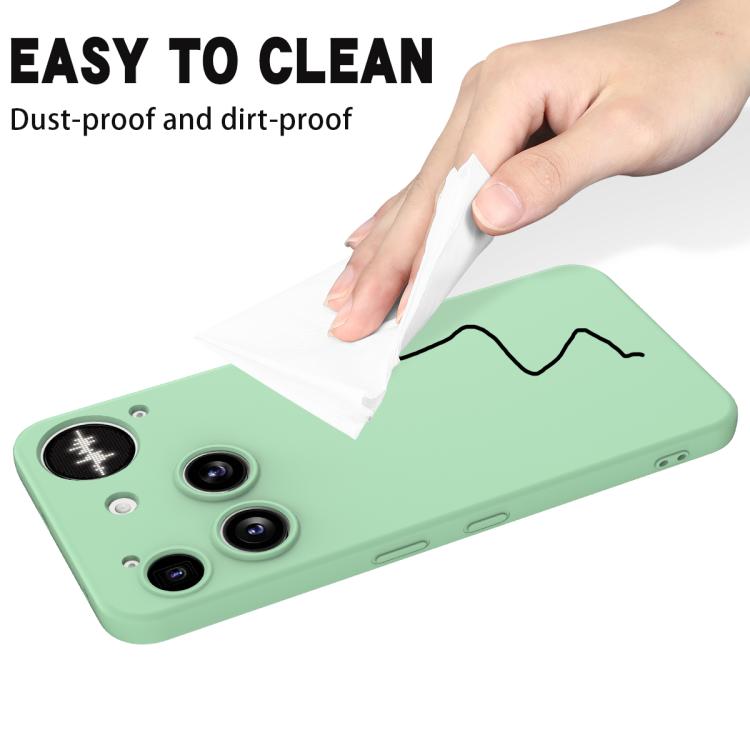 For Nothing Phone 3 Solid Color Liquid Silicone Dropproof Full Coverage Phone Case
