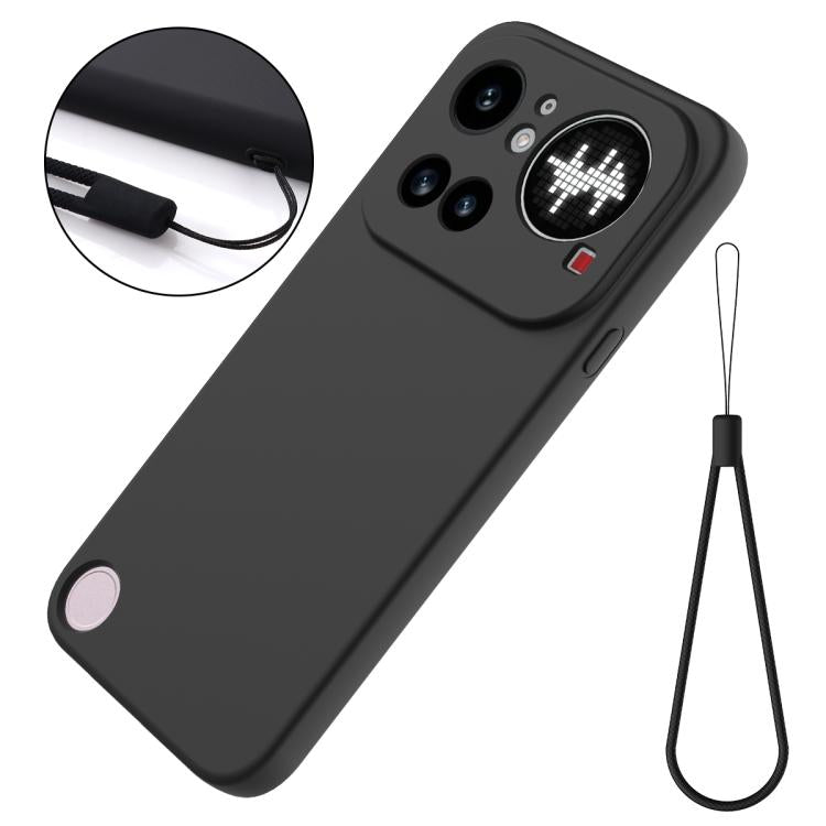 For Nothing Phone 4a Pro Solid Color Liquid Silicone Dropproof Full Coverage Phone Case