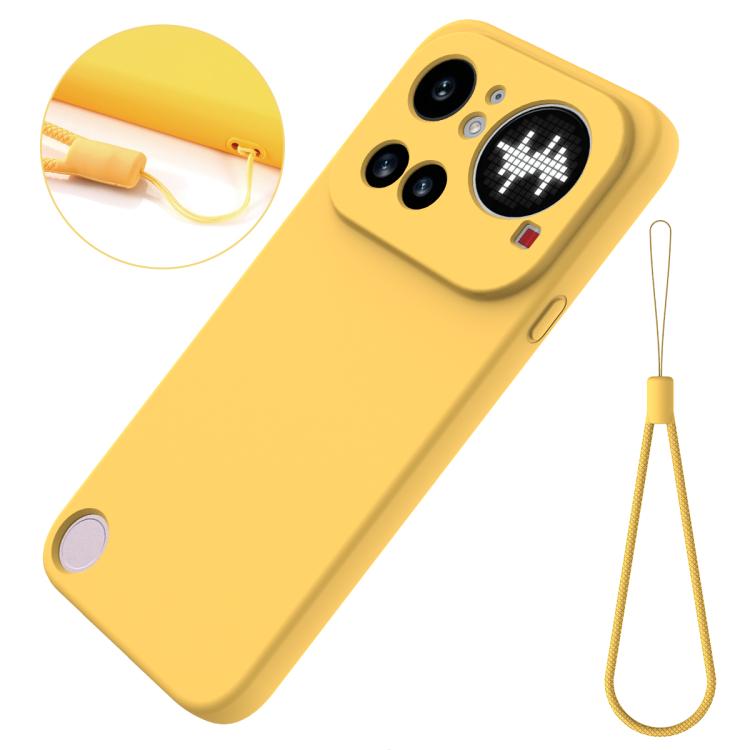 For Nothing Phone 4a Pro Solid Color Liquid Silicone Dropproof Full Coverage Phone Case