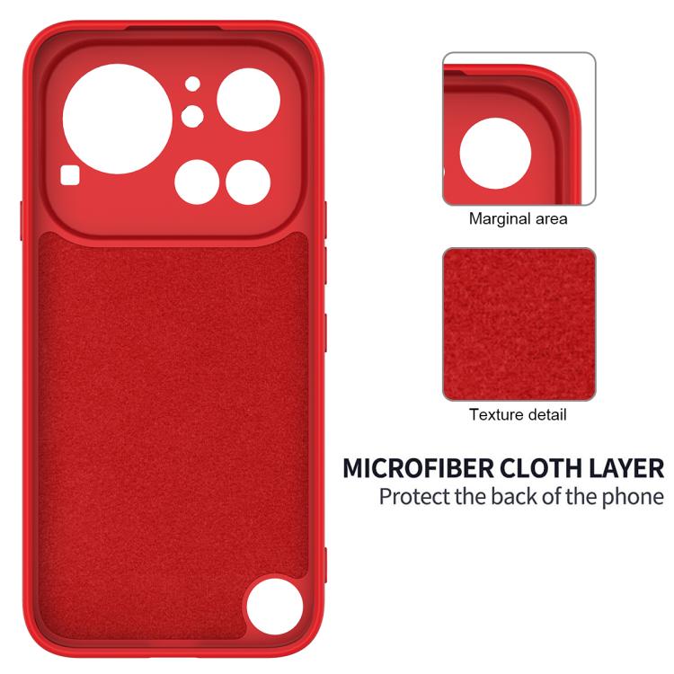 For Nothing Phone 4a Pro Solid Color Liquid Silicone Dropproof Full Coverage Phone Case