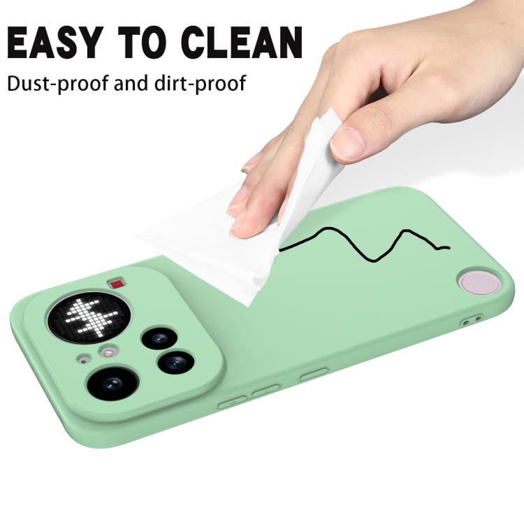 For Nothing Phone 4a Pro Solid Color Liquid Silicone Dropproof Full Coverage Phone Case