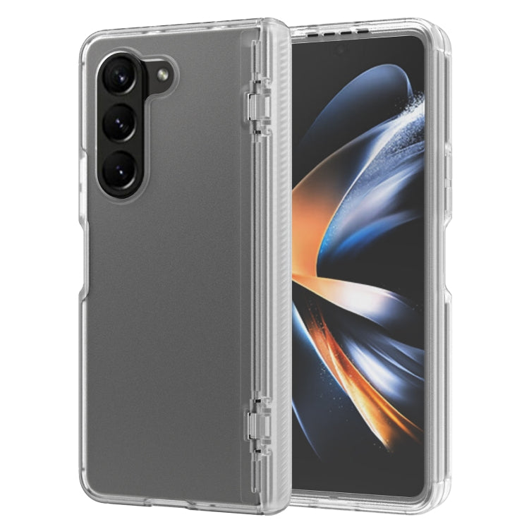 For Samsung Galaxy Z Fold5 Frosted PC+TPU Folding Phone Case with Hinge