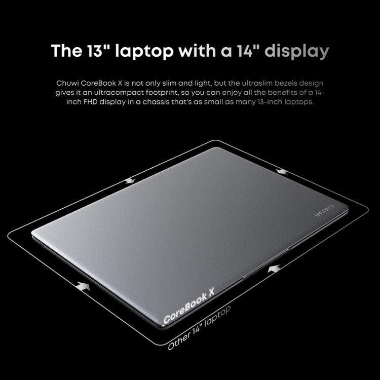 CHUWI CoreBook X 14 inch Laptop, 16GB+512GB, Windows 11 Intel 12th Gen Core i3-1215U Hexa Core