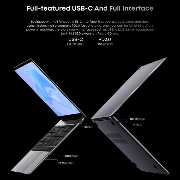 CHUWI CoreBook X 14 inch Laptop, 16GB+512GB, Windows 11 Intel 12th Gen Core i5-1235U Deca Core