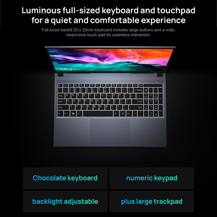 CHUWI CoreBook XPro 15.6 inch Laptop, 16GB+512GB, Windows 11 Intel 12th Gen Core i5-1235U Deca Core