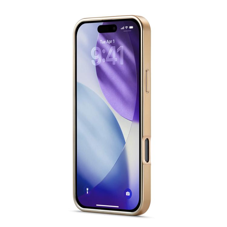 For iPhone 17 Pro Max Fierre Shann Python Texture Electroplating PU Phone Case