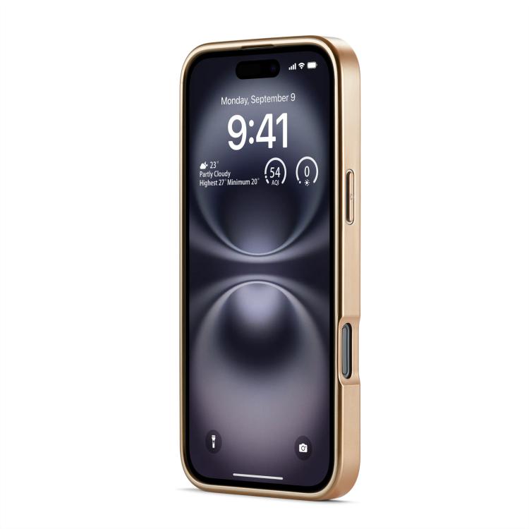 For iPhone 17 Fierre Shann Python Texture Electroplating PU Phone Case