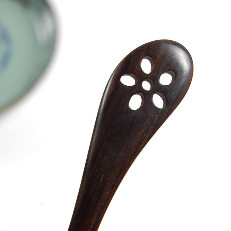 Classical Sandalwood Hairpin Hair Ornaments with Gift Box, Gift Box Random Color Delivery(Ancient Plum Ebony)