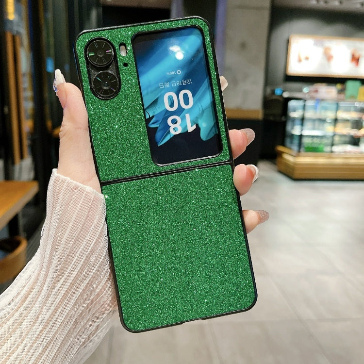 For OPPO Find N2 Flip Gradient Color Glitter Shockproof Protective Phone Case