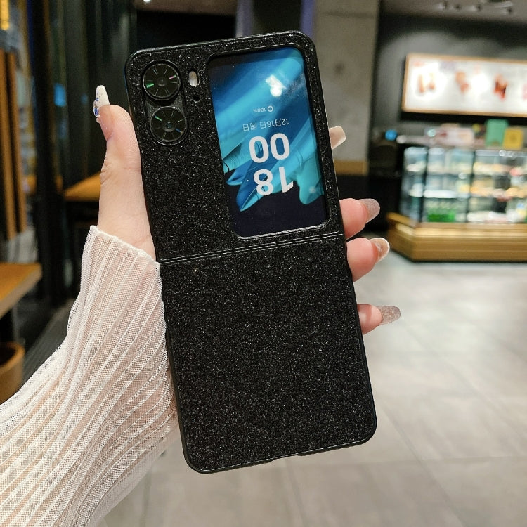 For OPPO Find N2 Flip Gradient Color Glitter Shockproof Protective Phone Case