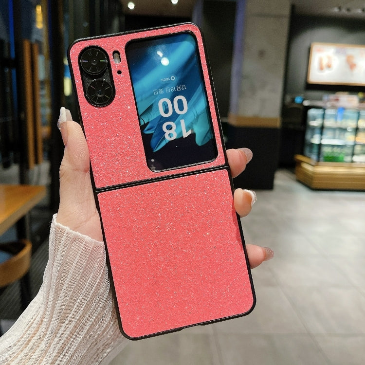 For OPPO Find N2 Flip Gradient Color Glitter Shockproof Protective Phone Case