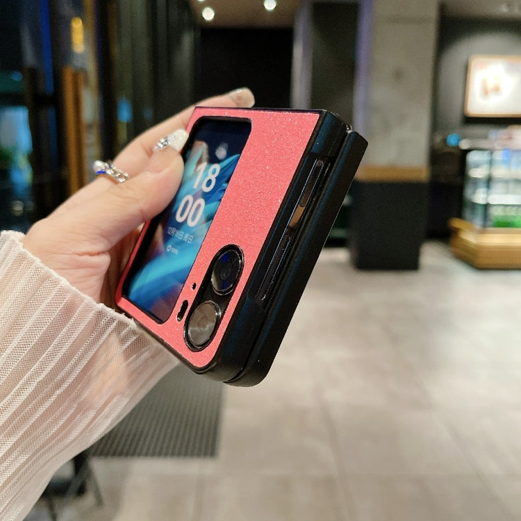 For OPPO Find N2 Flip Gradient Color Glitter Shockproof Protective Phone Case