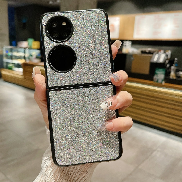 For Huawei P50 Gradient Color Glitter Shockproof Protective Phone Case