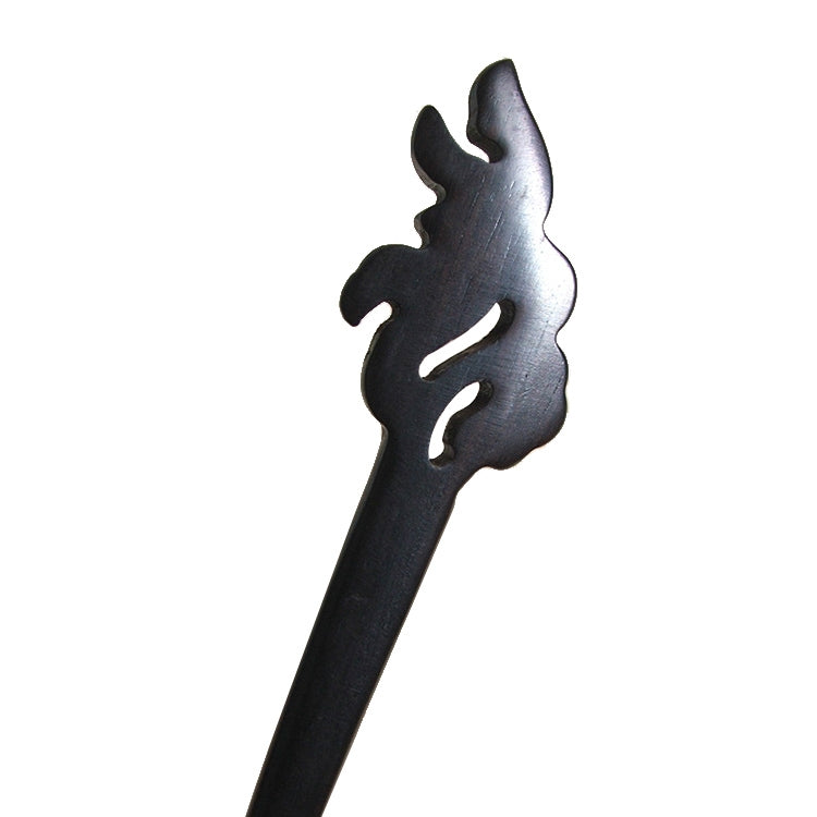 Classical Sandalwood Hairpin Hair Ornaments with Gift Box, Gift Box Random Color Delivery(Flower Shadow Ebony)