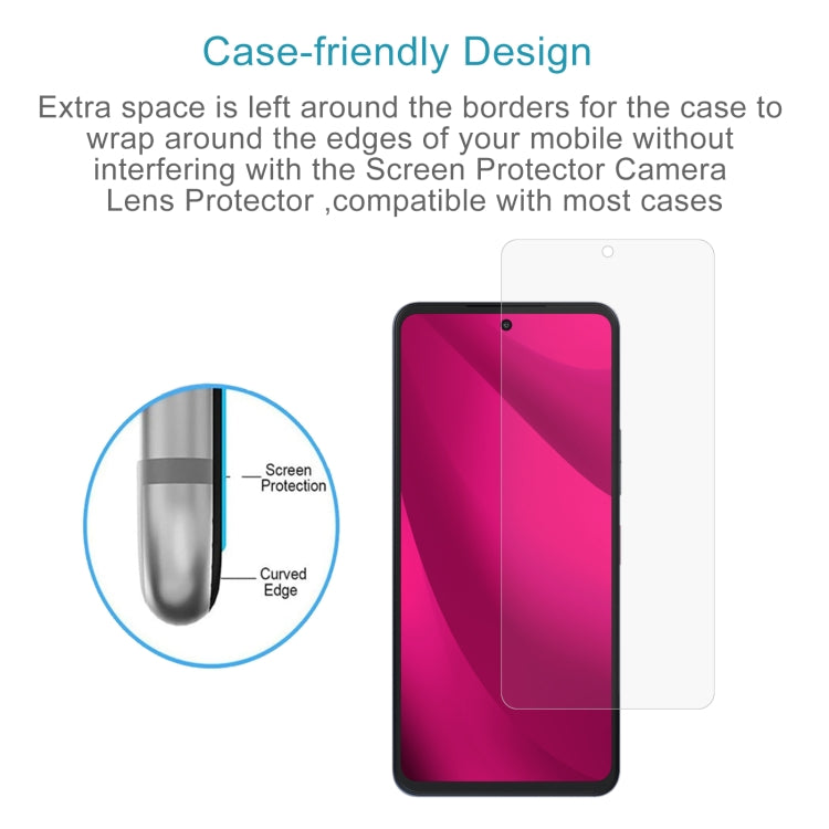 For T-Mobile T Phone 2 Pro 5G 10pcs 0.26mm 9H 2.5D Tempered Glass Film