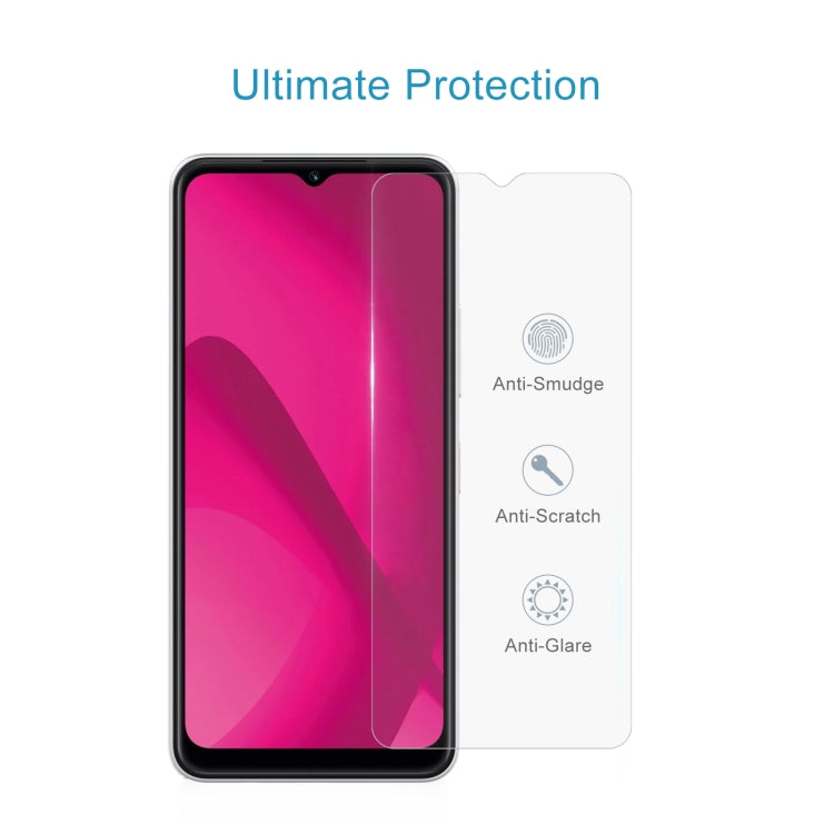 For T-Mobile T Phone 2 5G 10pcs 0.26mm 9H 2.5D Tempered Glass Film