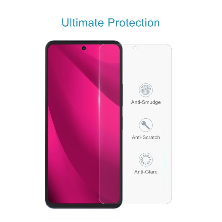 For T-Mobile T Phone 2 Pro 5G 50pcs 0.26mm 9H 2.5D Tempered Glass Film