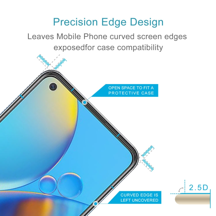 For OPPO A74 4G 0.26mm 9H 2.5D Tempered Glass Film