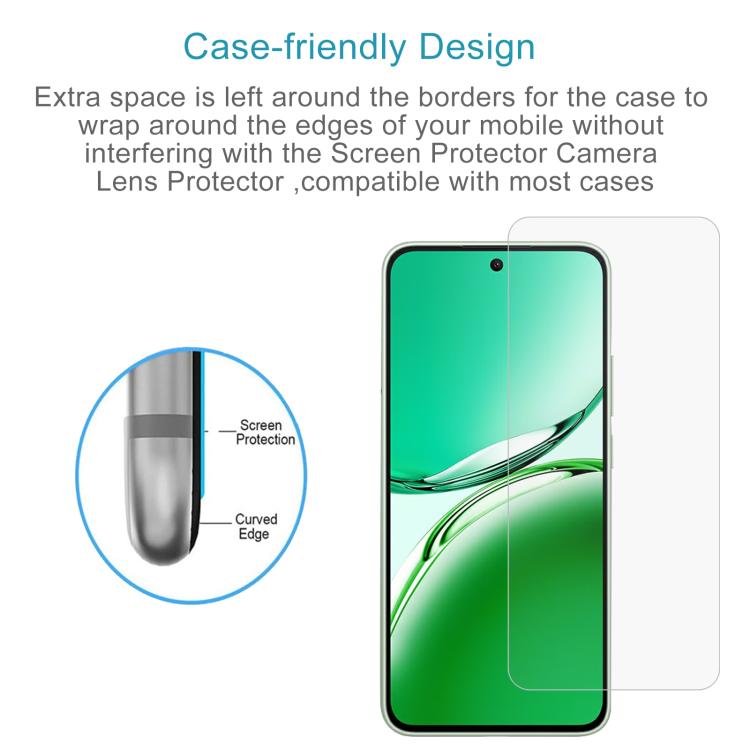 For OPPO A3i Plus 0.26mm 9H 2.5D Tempered Glass Film