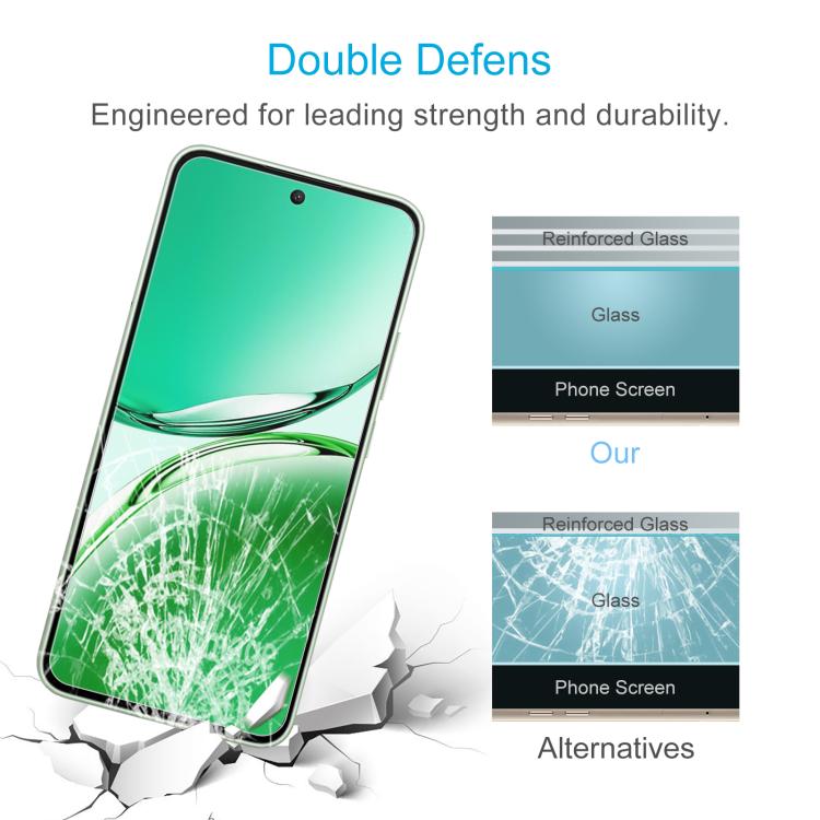 For OPPO A3i Plus 0.26mm 9H 2.5D Tempered Glass Film